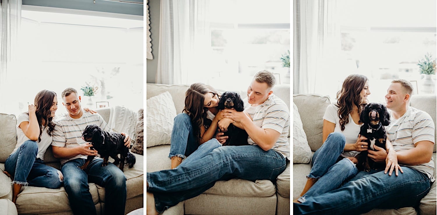 in home engagement session in lancaster pa