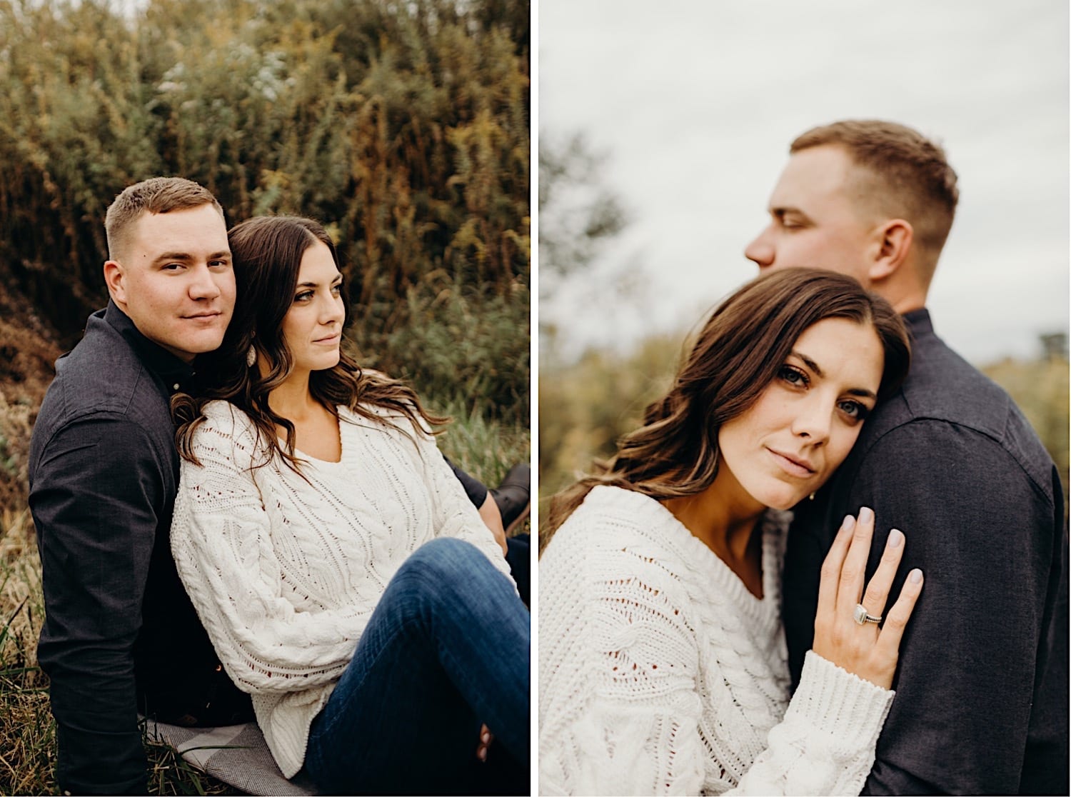 outdoor engagement session in lancaster pa