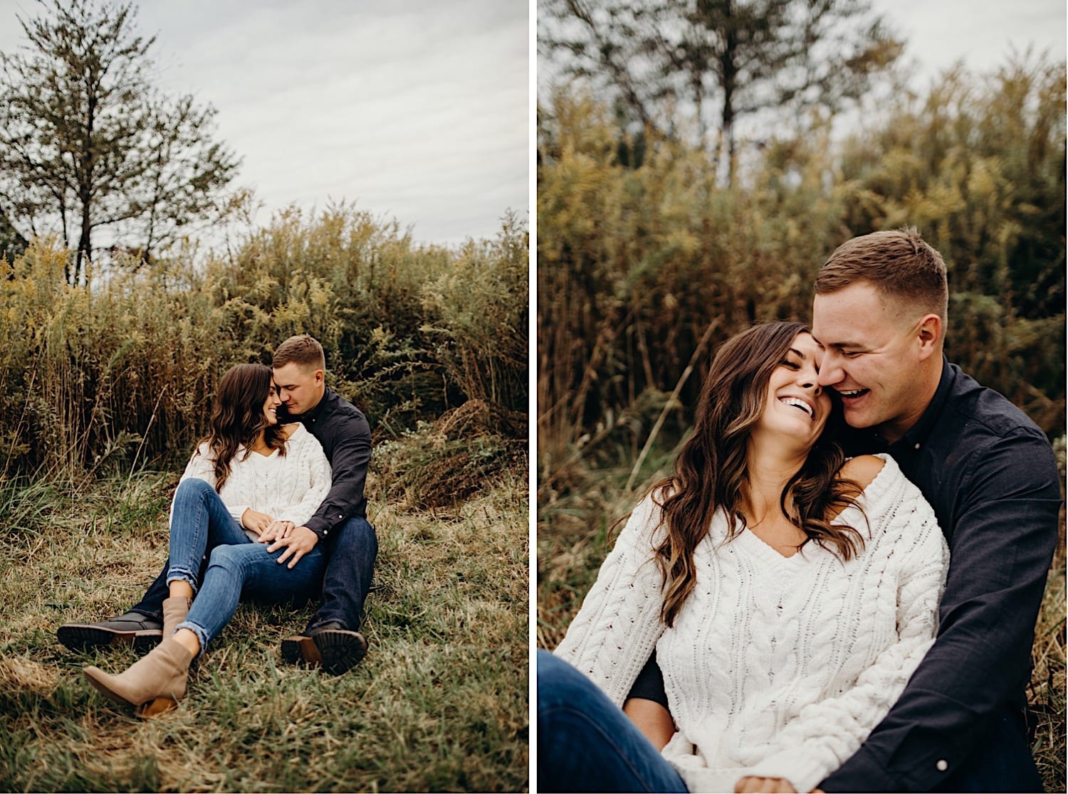 woods engagement session in lancaster pa